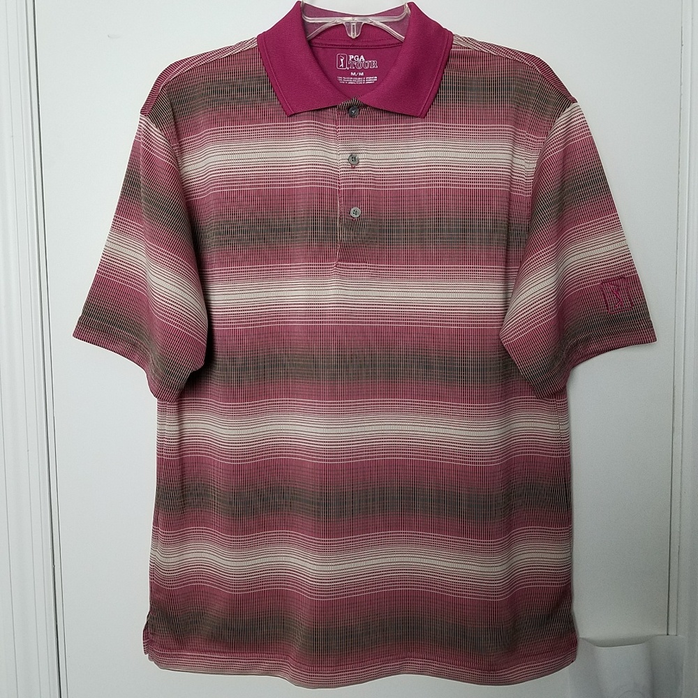 PGA Tour Mens Polo Shirt size medium.